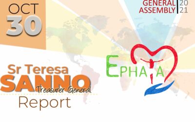 Report on the administration of goods and financial report of the Company (Sister Teresa SANNO, Treasurer General)