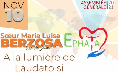 Intervention de Sœur Maria Luisa BERZOSA, Fille de Jésus : A la lumière de Laudato si
