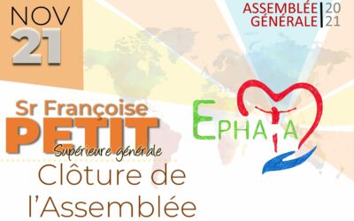 Clôture de l’Assemblée (Sr Françoise PETIT)