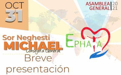 Presentación de la primera parte de la síntesis: La audacia de la Caridad. (Sor Neghesti Michael, Consejera general)